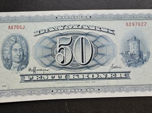 🇩🇰 Дания 50 крон 1970г.