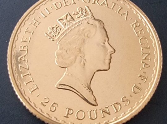 🇬🇧 Великобритания, монета £ 25 фунтов (pounds) 1987 г.