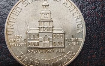 🇺🇲 США HALF DOLLAR 50 центов 1976 года,