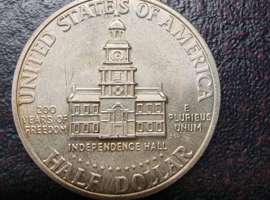 🇺🇲 США HALF DOLLAR 50 центов 1976 года,