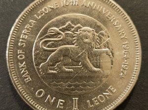 🇸🇱 Сьерра-Леоне 1 LEONE 1974г.