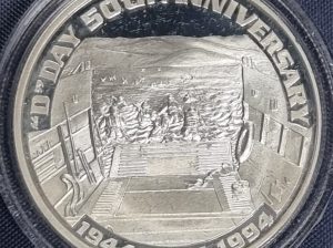 Серебряный монетовидный жетон Британской компании CUNARD