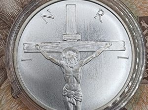 🇺🇲 США Раунд (Round) INRI — Iesus Nazarenus Rex Iudaorum