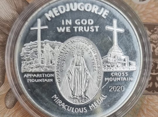 🇺🇲 США Раунд серебро (Round silver) Чудотворная медаль Междугорья