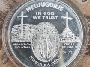 🇺🇲 США Раунд серебро (Round silver) Чудотворная медаль Междугорья