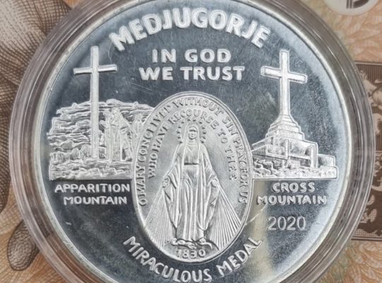 🇺🇲 США Раунд серебро (Round silver) Чудотворная медаль Междугорья