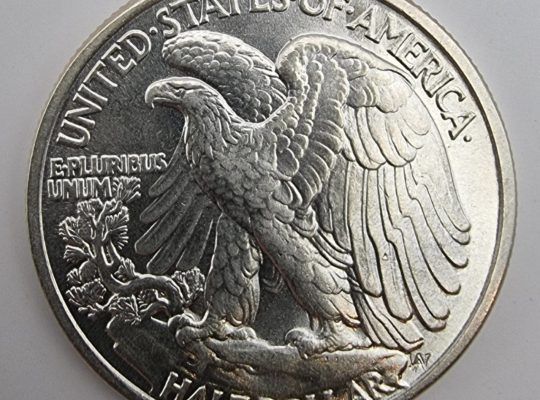 🇺🇲 Монета США Half Dollar 1942г. 50 центов серебро